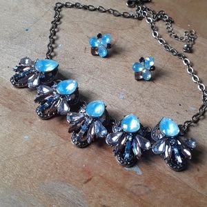 Necklace and earrings